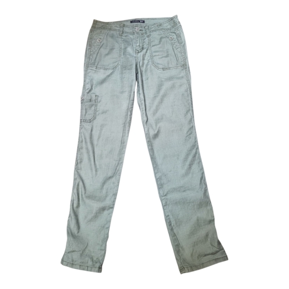 Level 99 Women's Green Cargo Pants Size 25 - Picture 1 of 6